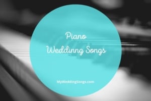 piano wedding songs