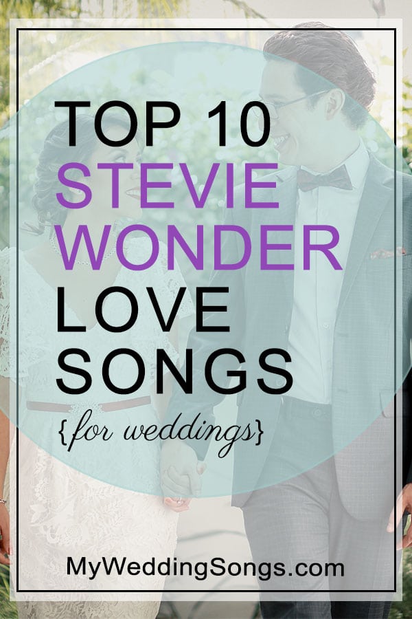 stevie wonder love songs for weddings
