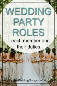 Wedding Party Roles – Each Member And Their Roles